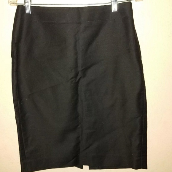 J. Crew Classic Black No. 2 Pencil Skirt 4 - Picture 2 of 5